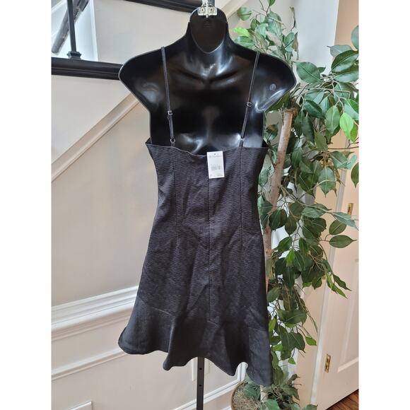Versona Dress Womens Size 2 Black Sleeveless Fit and Flare Textured Party - Picture 11 of 13